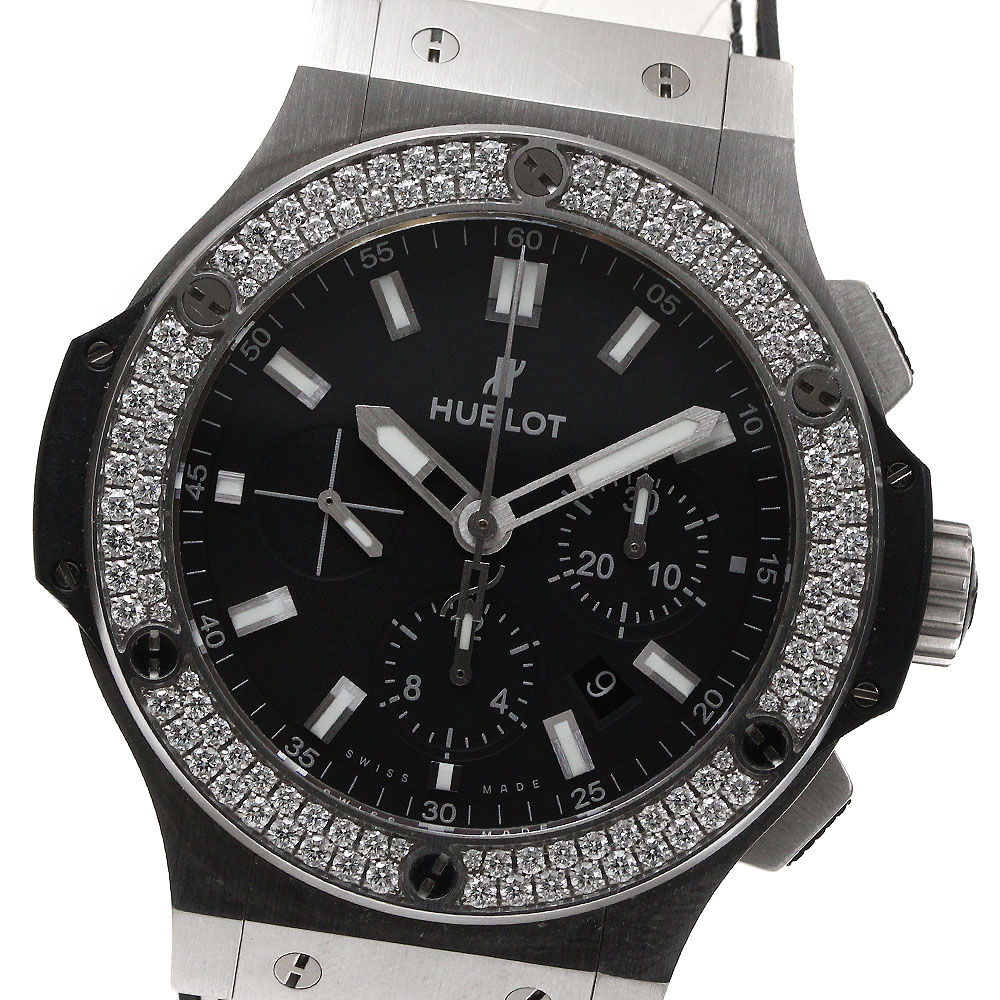 ウブロ HUBLOT 301.SX.1170.RX.1104 ビッグバン スチール ダイヤモンド 自動巻き メンズ _870707【中古】