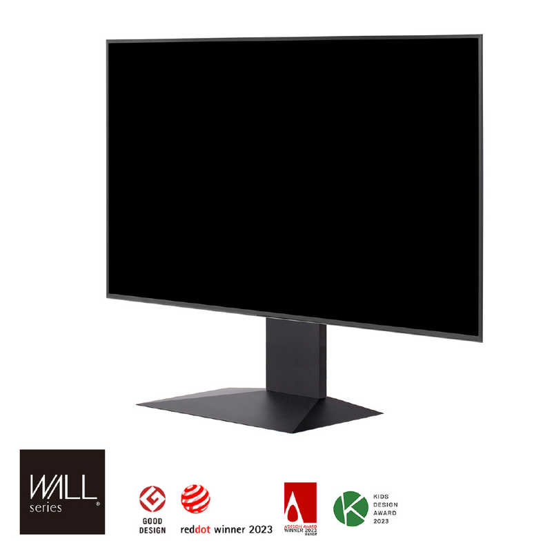 ナカムラ　50～100V型対応 テレビスタンド WALL V4 (フロアタイプ) サテンブラック　WLTVJ5119