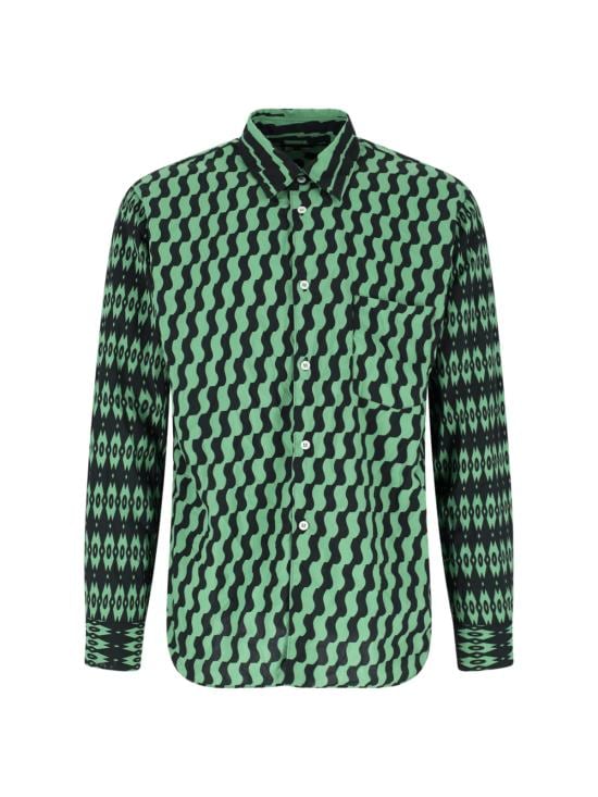 COMME DES GARCONS Men Shirts PQ B007 S26 Green