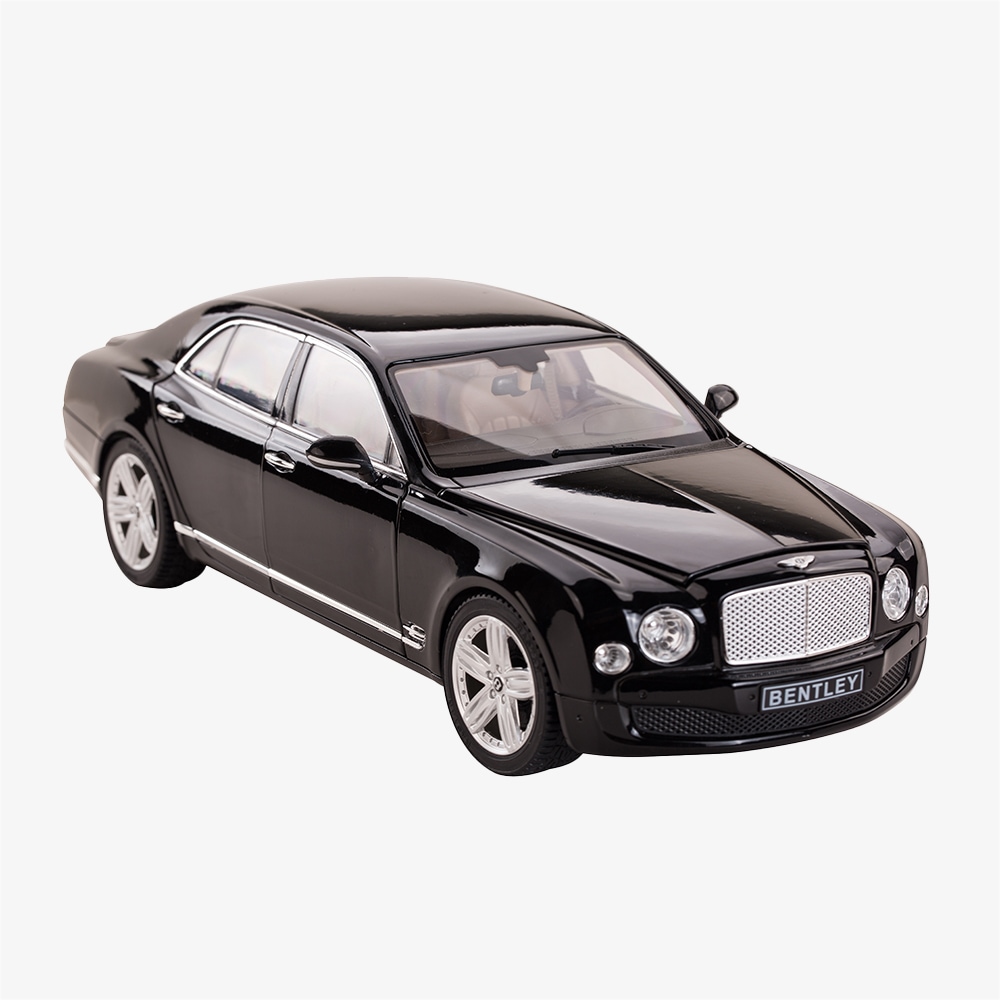 ラスター·ベントレー Mulsanne black (1:18 ダイキャスト)