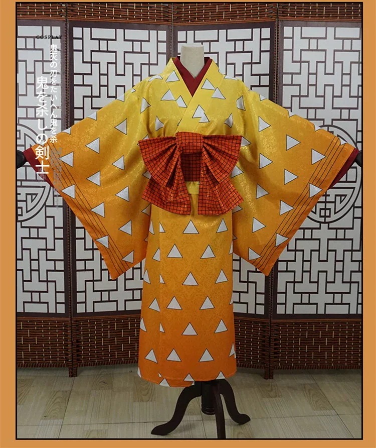 花街 吉原の遊郭 我妻善逸　コスプレ衣装 　コスチューム ハロウィン期間限定30％