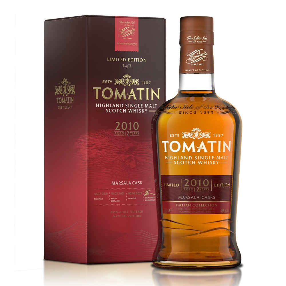 【正規品 箱入】トマーティン マルサラ カスク 12 年 2010 年 イタリアン コレクション ハイランド シングル モルト スコッチ ウイスキーTOMATIN MARSALA CASKS