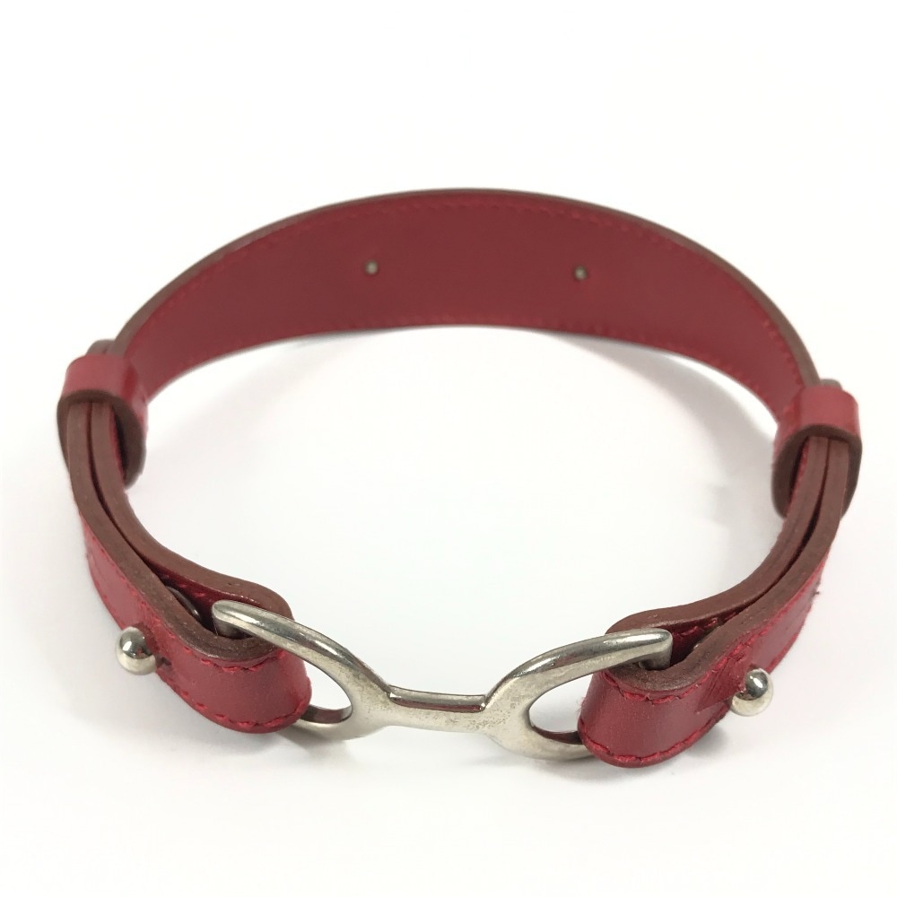 首輪 ドッグカラー アクセサリー ペット 犬 ワンちゃん レザー レッド