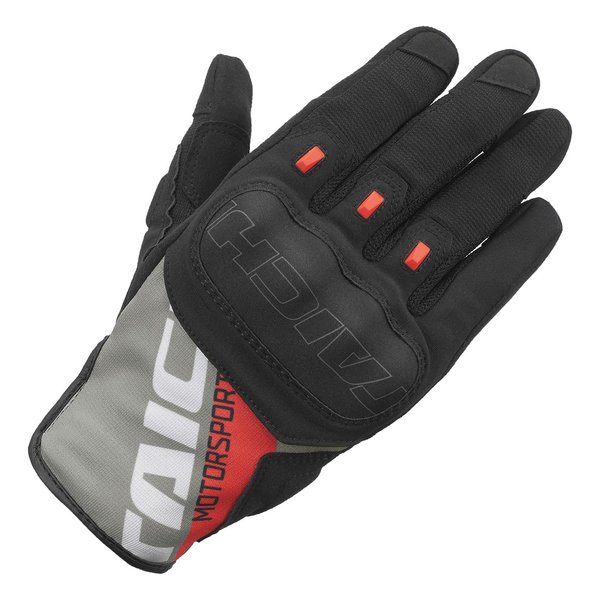 バイク用 春夏 ストローク エアーグローブ ブラック/グレー/レッド/Mサイズ RST468/BLACK/GRAY/RED/M