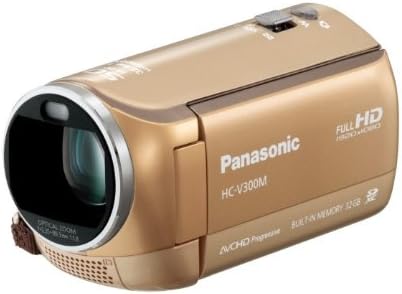 パナソニック デジタルハイビジョンビデオカメラ V300 内蔵メモリー32GB ゴールドベージュ HC-V300M-C