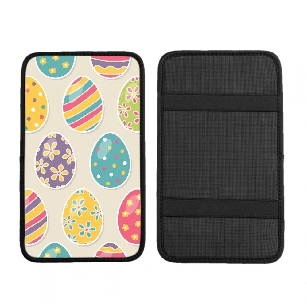 車の手すりボックスクッション イースター-eggs3 ほこりや傷から耐久性と通気性