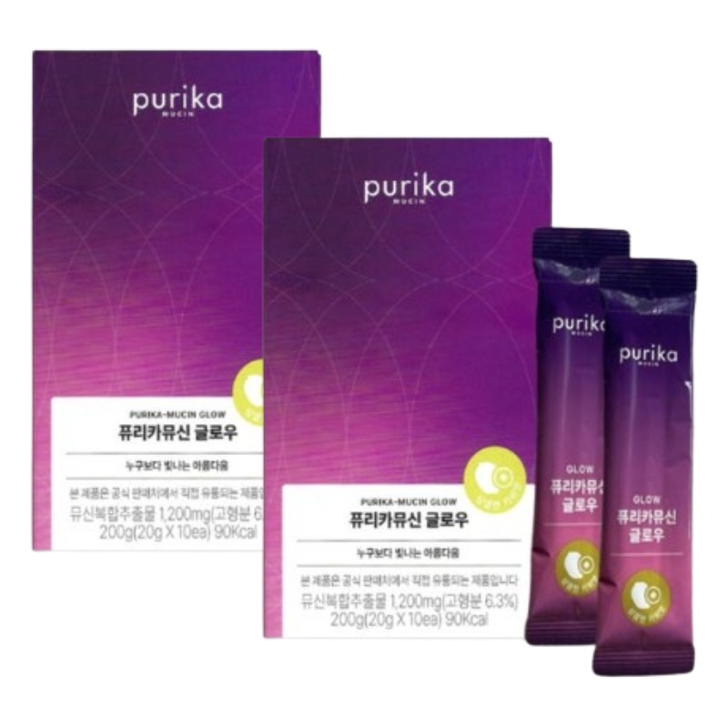 ピュリカ ミュシングローキウイ味 ゼリースティック 20g 10包 10日分 (2個)