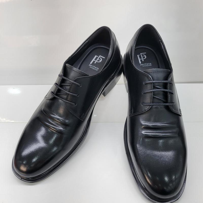 無地ベーシックメンズビジネスシューズブラック