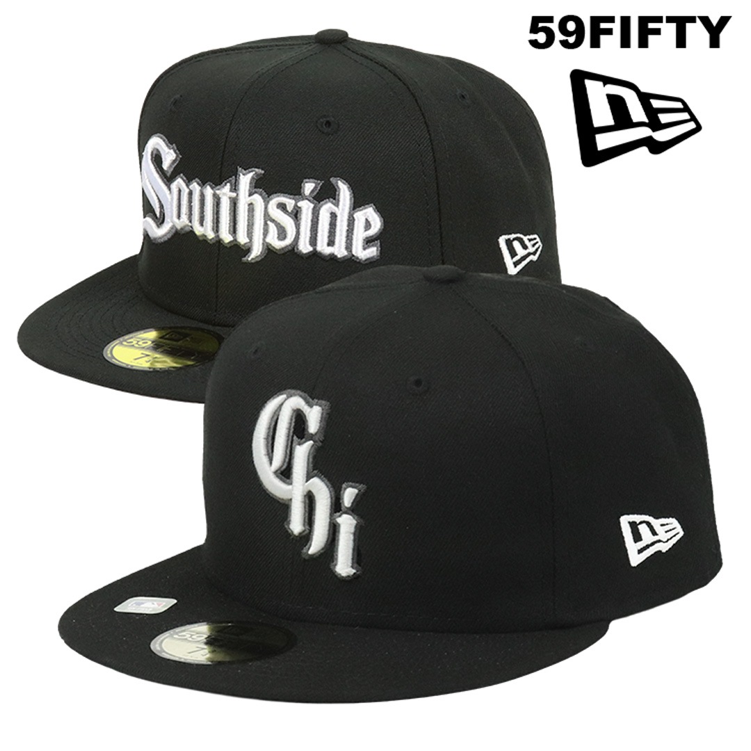 キャップ 59FIFTY シカゴホワイトソックス シティコネクト メンズ 帽子 MLB ロゴ ベースボールキャップ 野球帽 ブランド かっこいい