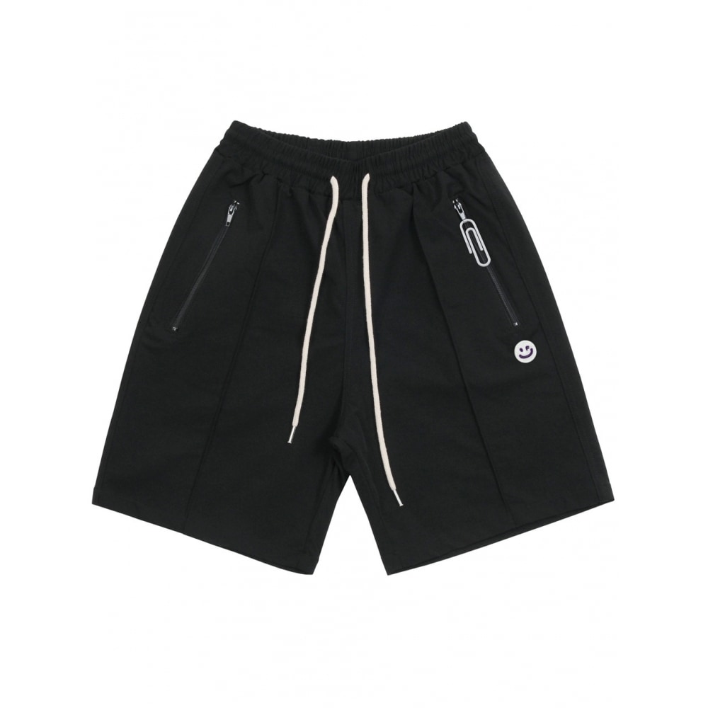 GRAVERジッパーレジック描画スマイルショートパンツ2color