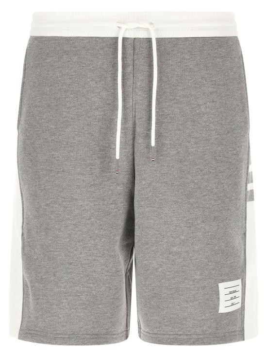 THOM BROWNE Men Straight Pants MJQ222A03037 055 LT GREY