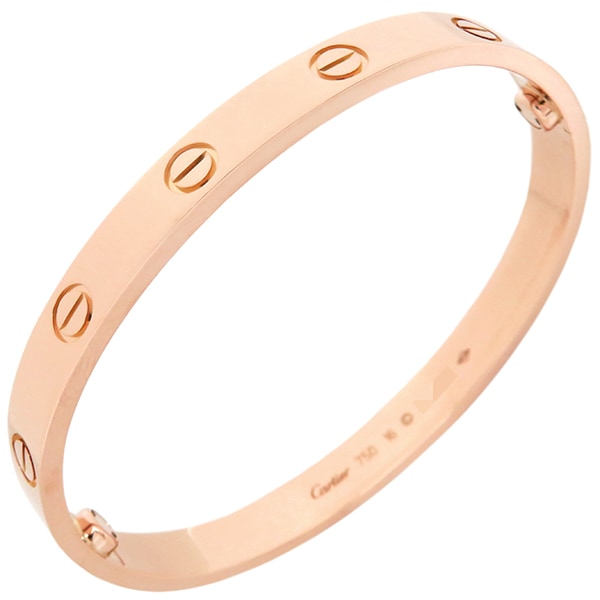 カルティエ Cartier ブレスレット LOVE ラブブレス K18PG ピンクゴールド #16 750 18K 18金 バングル B6067416 【修理証明書】【中古】