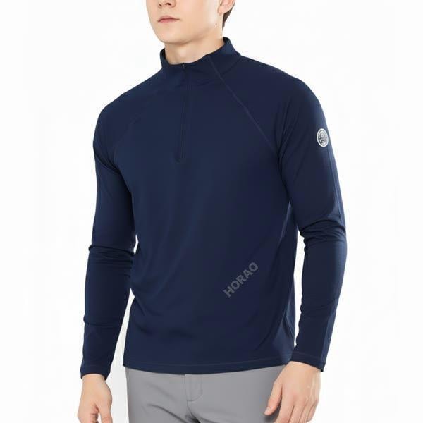 LUXE QUARTER ZIP SLIM FIT MID LAYER（G4MA23K123-TWILIGHT）再注文（男性