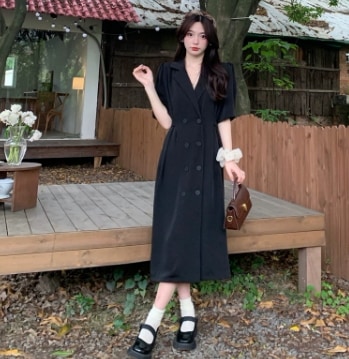シャツワンピース 襟付き シック ワンピース 膝下 半袖 Vネック スリム 細身 ストレート スマート 前開き かわいい 大人可愛い シンプル カジュアル 大人 おしゃれ 大人女子 こなれ感 ラフ