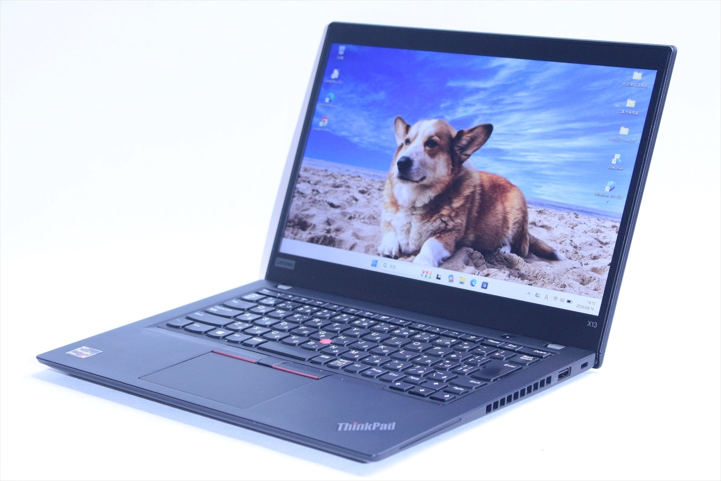 即配 良品 バッテリー良 2021年薄型Ryzen5モデル ThinkPad X13 Gen1 Ryzen5PRO 4650U 8G 256G 13.3FHD WiFi6 Office AAA評価