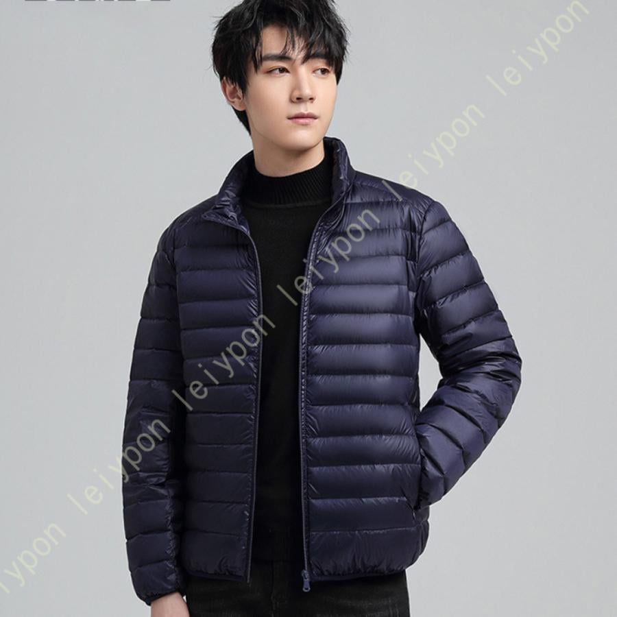ダウンジャケット メンズ 撥水 防風 透湿 ライトダウン 防寒 アウター フード付き 立ち襟 軽量 ダウンコート 冬服 大きいサイズ 中綿ダウンジャケット 20代 6,140円