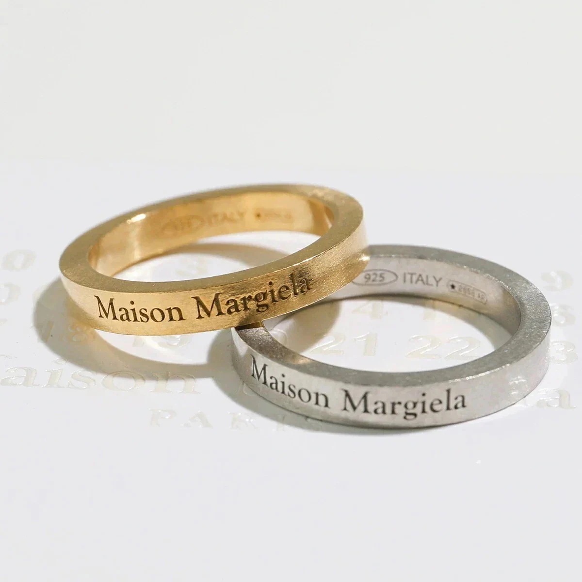 MAISON MARGIELA メゾンマルジェラ 11 リング SM1UQ0080 SV0158 レディース スモール ロゴ 指輪 シルバー925 silver