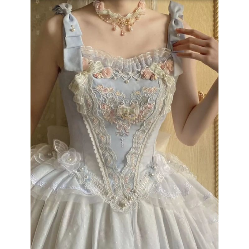 コスプレドレスロリータスカートワンピースロリータバレエクラゴージャスウェディングプリンセスドレス