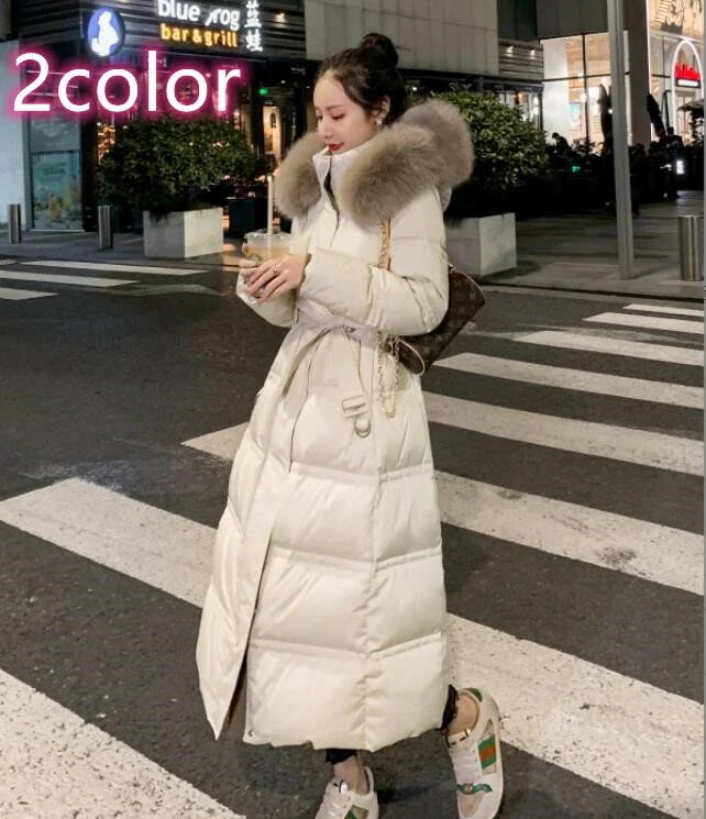 フォックスファー付取り外し可能コートレディースコートロンコートきれいめ大きいサイズファーアウタージャケットフード防寒対策暖かい