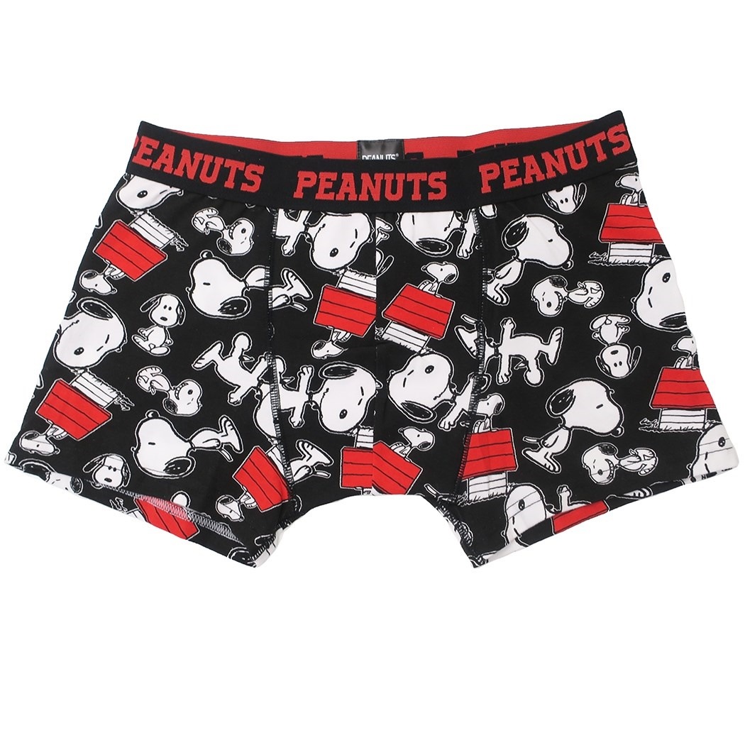 Qoo10 スモールプラネット スヌーピー 男性用下着 メンズ ボクサー メンズファッション