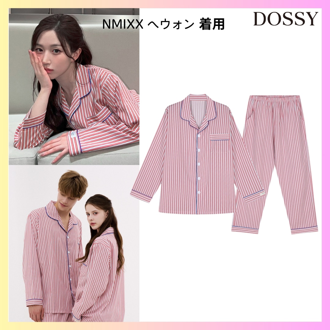 Peony Long-Sleeve Pajamas Set 男女兼用 + FREE OMAKE パジャマ セット長袖ユニセックスペア パジャマ セット上下 セット秋冬かわいいシンプルおしゃれ