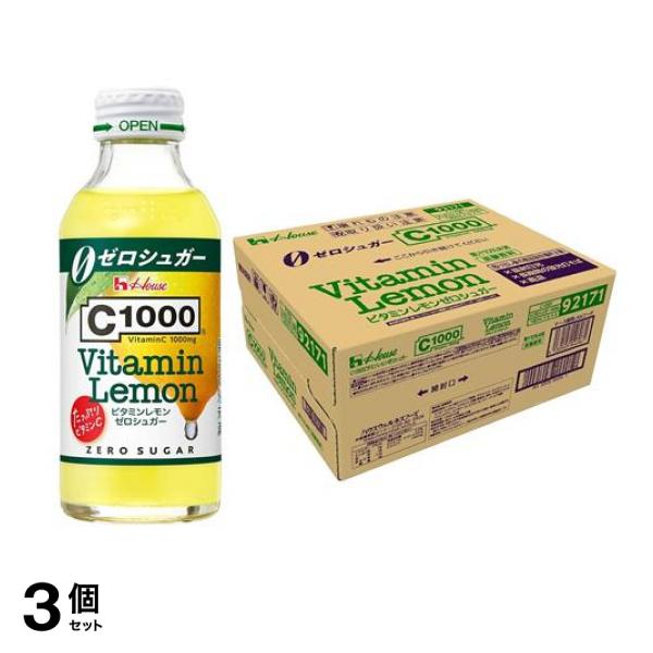 C1000ビタミンレモンゼロシュガー 140mL× 30本 3個セット