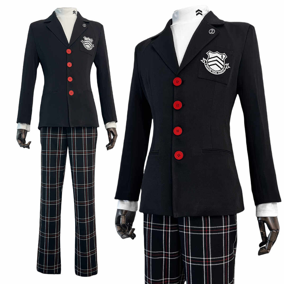 [2026 新作]HOLOUNCOSER ペルソナ5 雨宮蓮 主人公 秀尽学園 制服 コスプレ カジュアル 衣装 C服 フルセット 仮装 ハロウィン アニメ