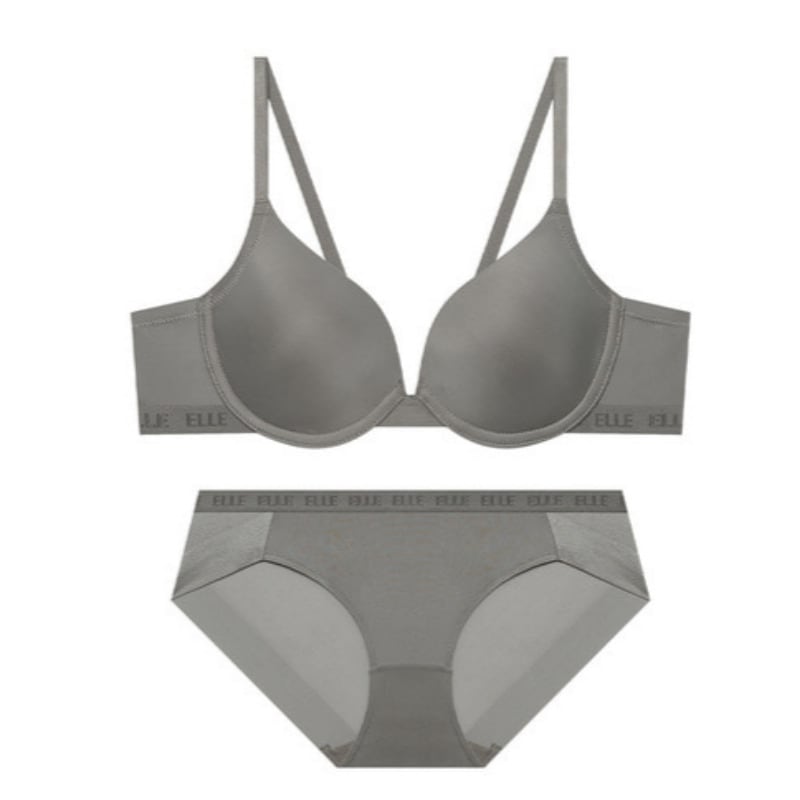 ブロック ロゴ ベーシック ブラ パンツ セット - グレー 85C 100 7,904円