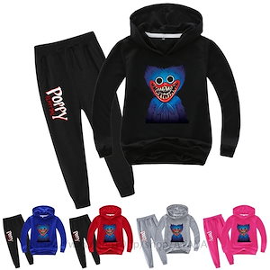 10カラー 超可愛い ハギーワギー キャラクター キッズ セットアップ 上下２点セット 長袖 パーカー ロングパンツ 綿 子供 春 秋 子供服 女の子 男の子 誕生日プレゼント ギフト