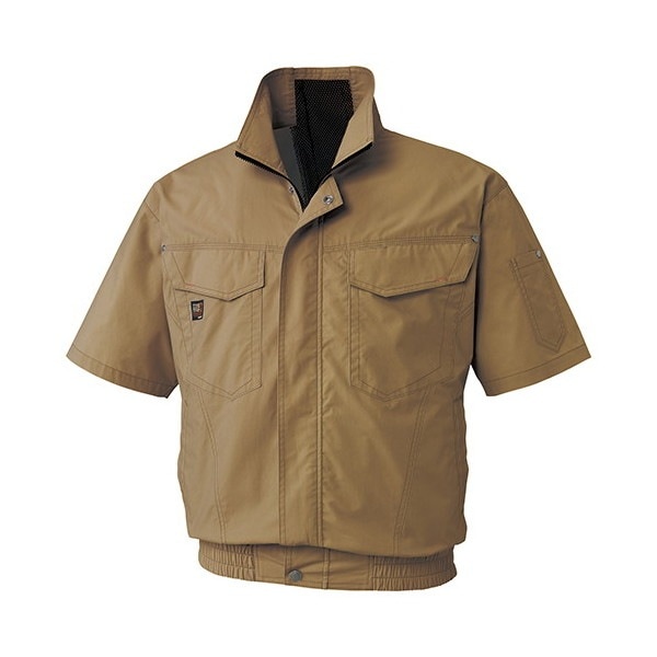 KU91450 キャメル L 空調風神服 [半袖ブルゾン] 4,621円