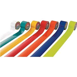 日本緑十字社 反射-50YR オレンジ 50mm幅x10m 265015 1巻