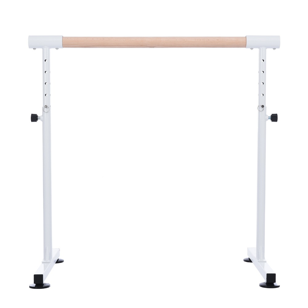 【国内出荷】バレーバー バレエバー スタンド バレエ バー レッスンバー 高さ 5段階 85cm 90cm 95cm 100cm 105cm 調整 天然木