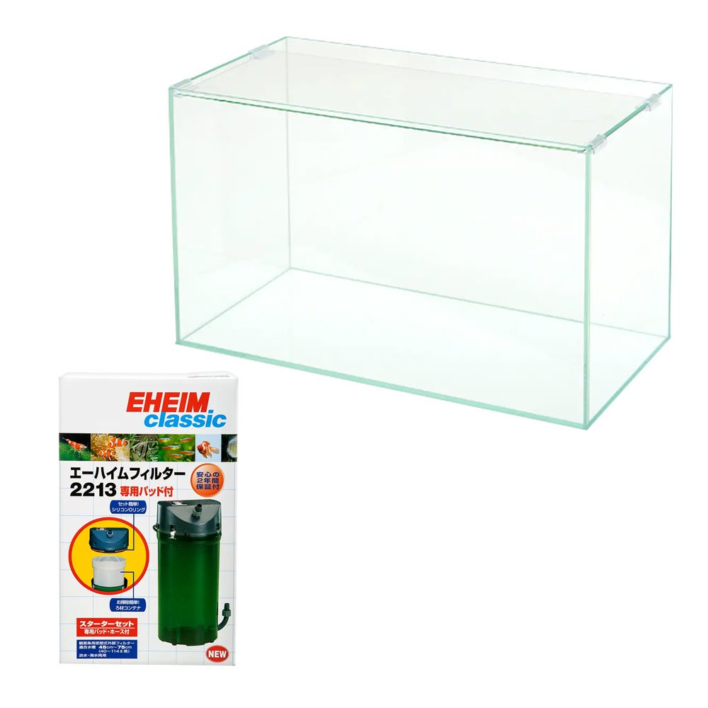 ガラス水槽　スーパークリア　アクロ６０Ｓ（６０X３０X３６ｃｍ）＋外部フィルター　エーハイム　２２１３　初心者　お一人様１点限り　ＣＲＣ10―11―03―40―40 16,904円