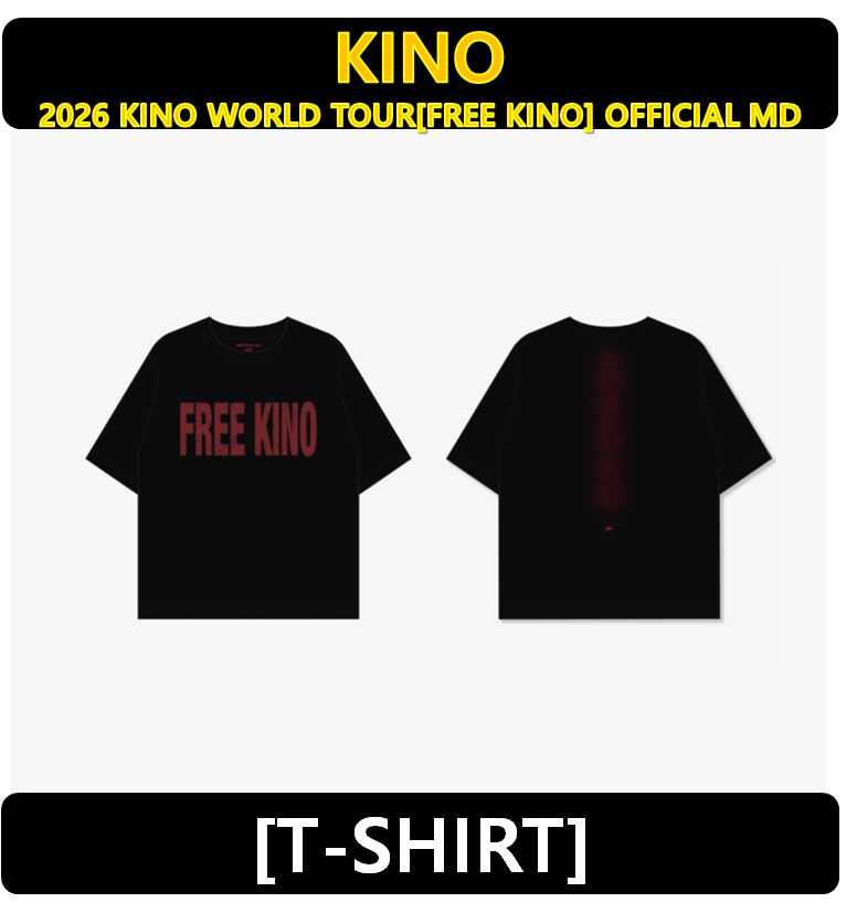 【KINO】[T-SHIRT] - 2026 KINO WORLD TOUR[FREE KINO] OFFICIAL MD