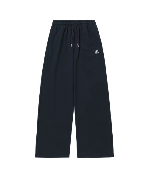 Signature relax wide pants - NAVY