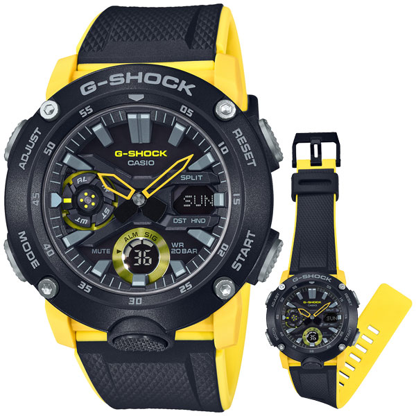 カシオ 【国内正規品】G-SHOCK（ジーショック）　CARBON CORE GUARD クオーツ　メンズタイプ GA-2000-1A9JF