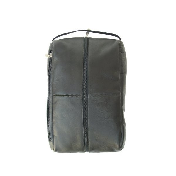 Piel Leather Deluxe Shoe Bag， Black， One Size 並行輸入品 17,537円