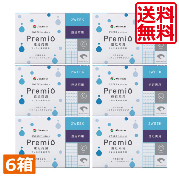 メニコン　2ウィーク　プレミオ 遠近両用 （1箱6枚入）　6箱　2week 遠近　メニコンプレミオ遠近両用 14,447円