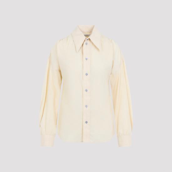 LEMAIRE Women Shirts SH1224 LF1389 YE504 ICE APRICOT