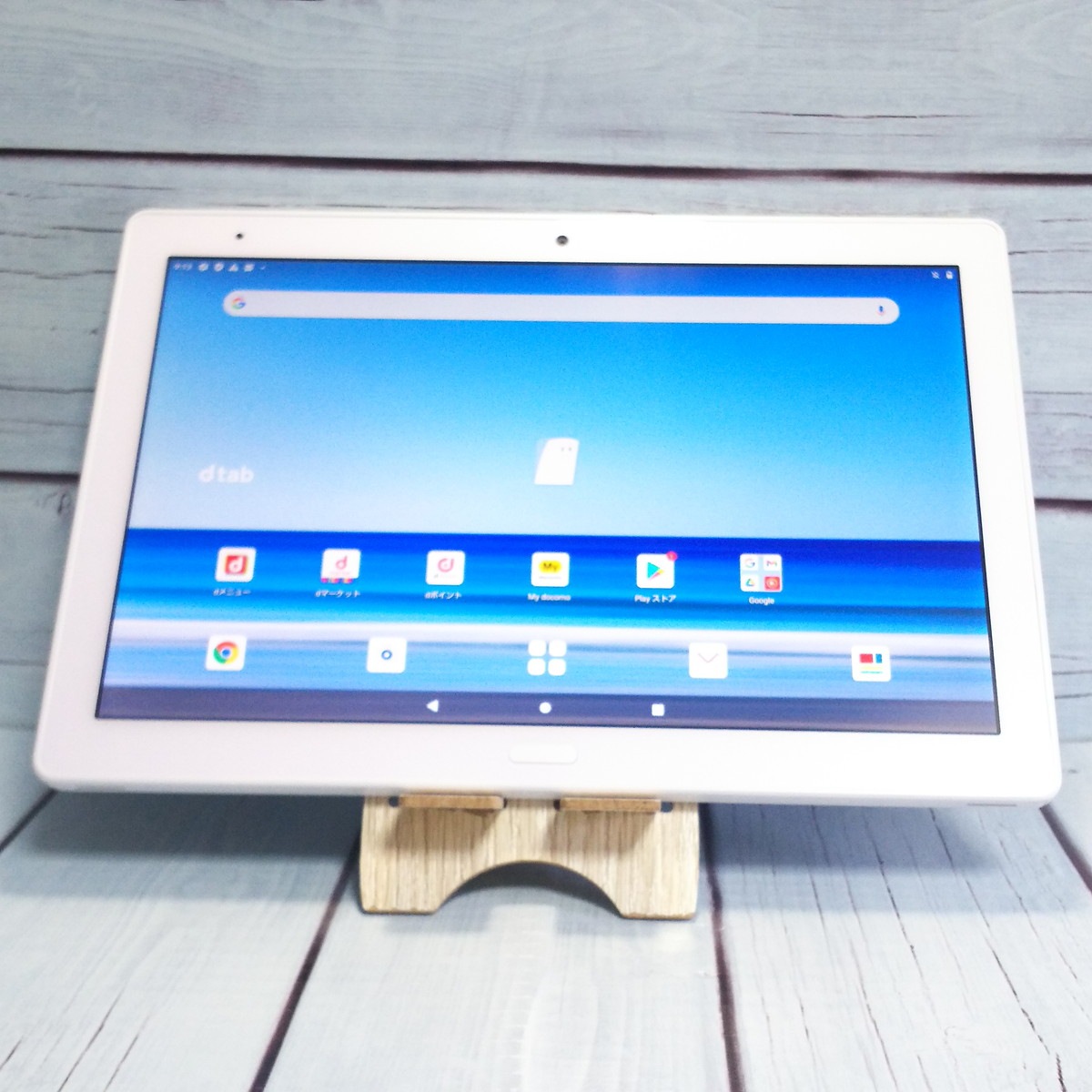 【送料無料】docomo dtab d-41A SHARP Androidタブレット ホワイト 本体 白ロム SIMロック解除済み SIMフリー 515175