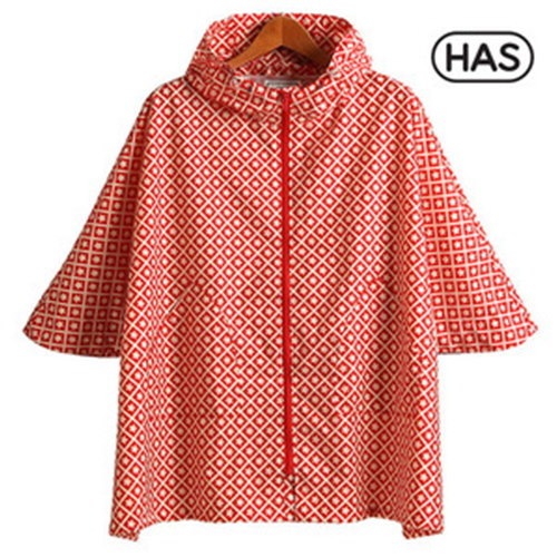 Women Rain Coat Trench Coat Wind Breaker / Heads Star poncho raincoats windshield HRP16-STAR RED 2196468 Women Rain Coat Trench Coat Wind Breaker / Heads Star poncho raincoats windshield HRP16-STAR RED 2196468