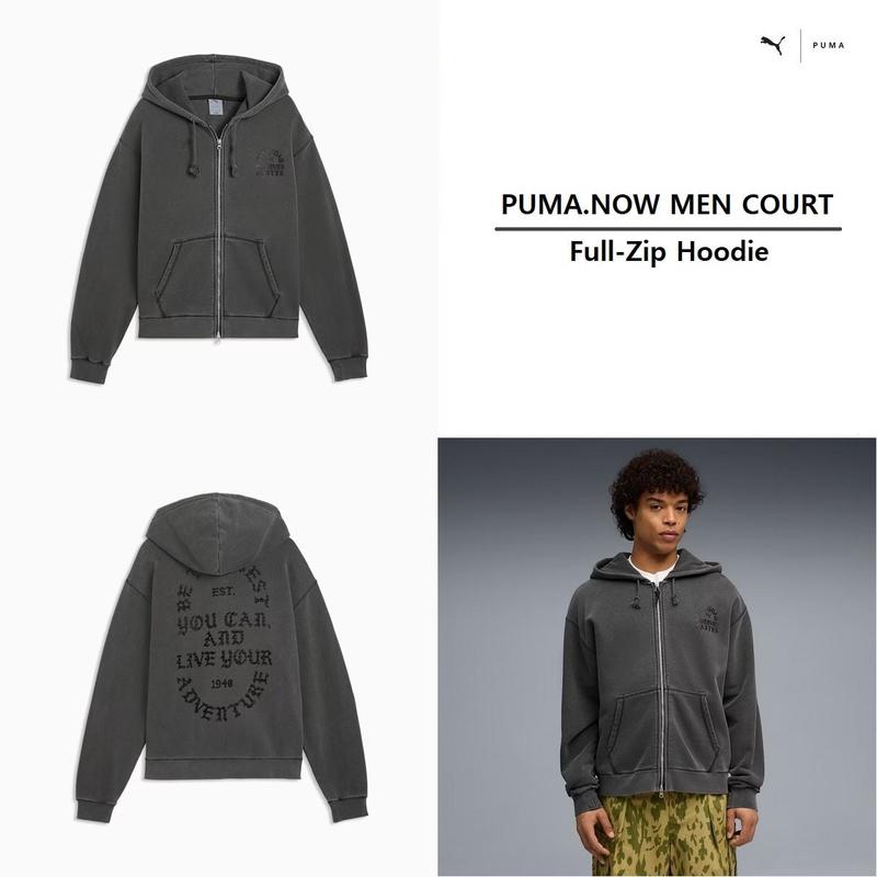 ナウ メン コート フルジップ フーディ 634744 - 31 PUMA.NOW MEN COURT Full-Zip Hoodie