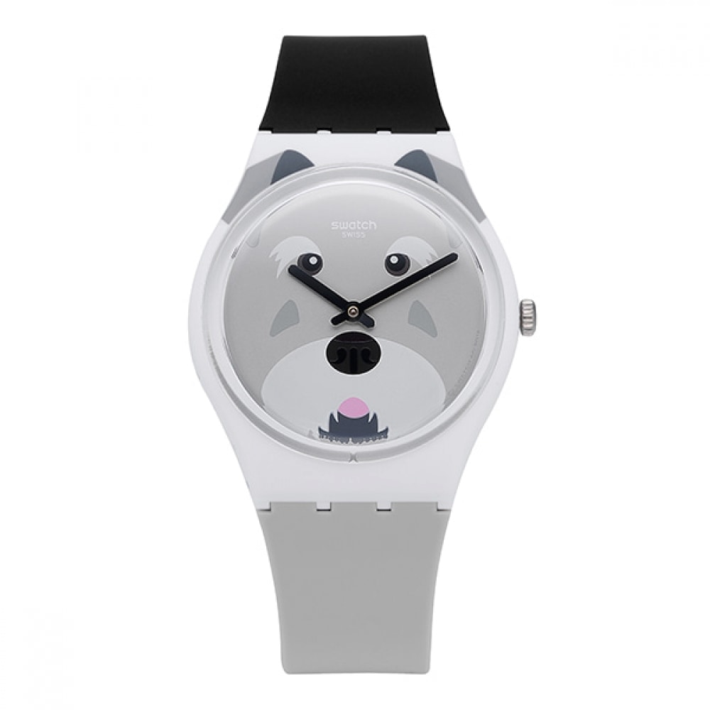 Swatch GW210 アイラブユアフォークシュナウッツィパブリックウレタンウォッチ
