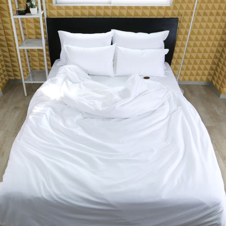 80수 400T 순면 100% 무지 호텔 고무줄 매트커버 (S, SS, Q, K, LK1, LK2)