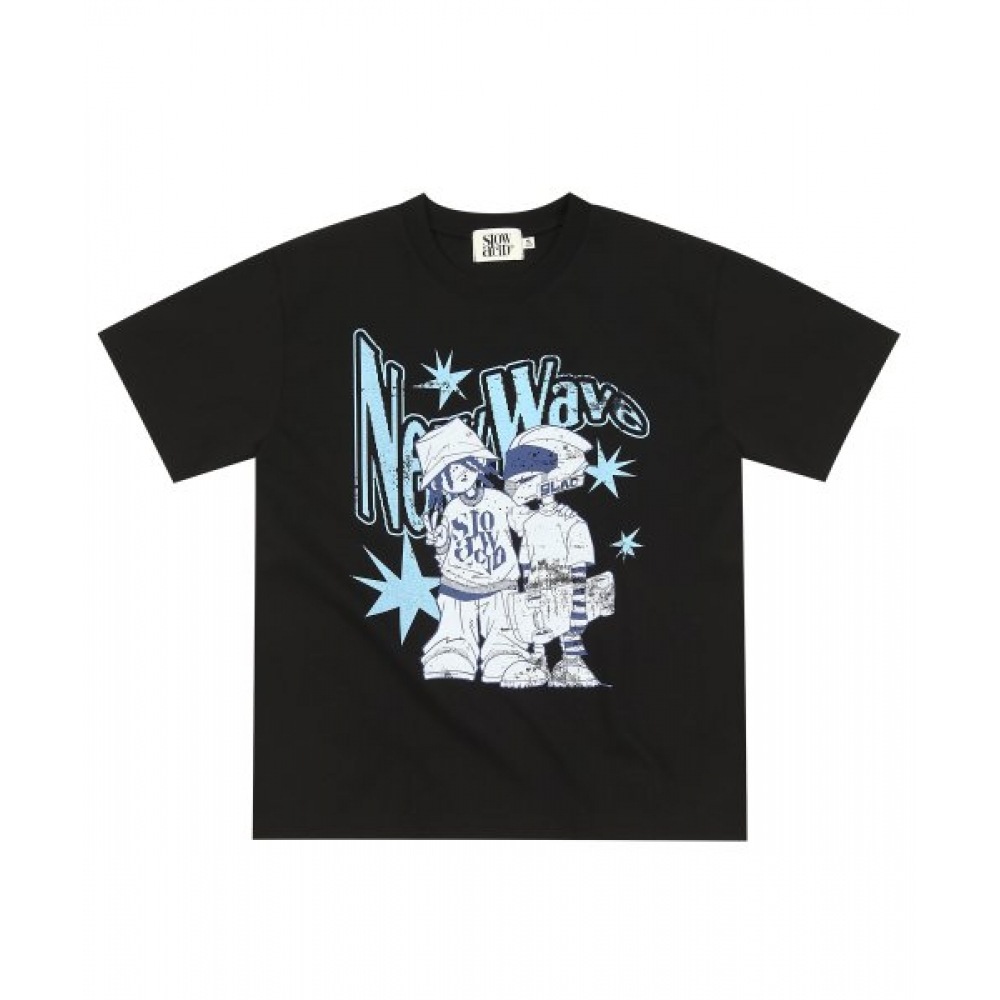 スローアシッドティーン用半袖Tシャツ [ブラック] 7,707円