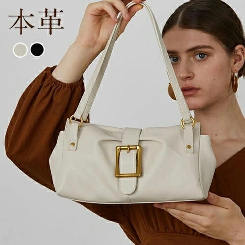 大安売り本革 ショルダーバッグ＆トートバッグ レディース 軽量 20代～50代 肩掛け 黒/ブラック 通学 通勤 お出かけ おしゃれ 高級 フォーマル シンプル 上品 バレンタイン 敬老の日 母の日 7,901円