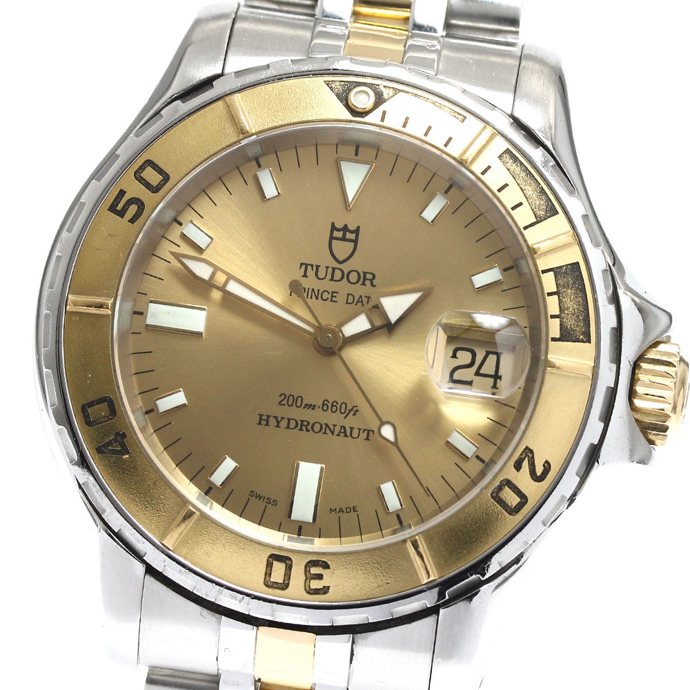 チュードル TUDOR 89193P プリンス デイト ハイドロノート デイト 自動巻き メンズ _888204【中古】 157,450円