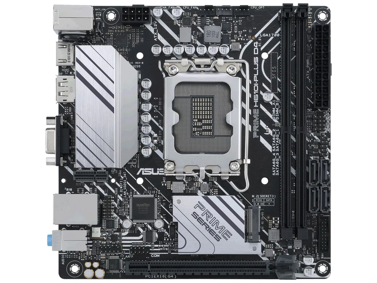 PRIME H610I-PLUS D4-CSM Mini-ITXマザーボード