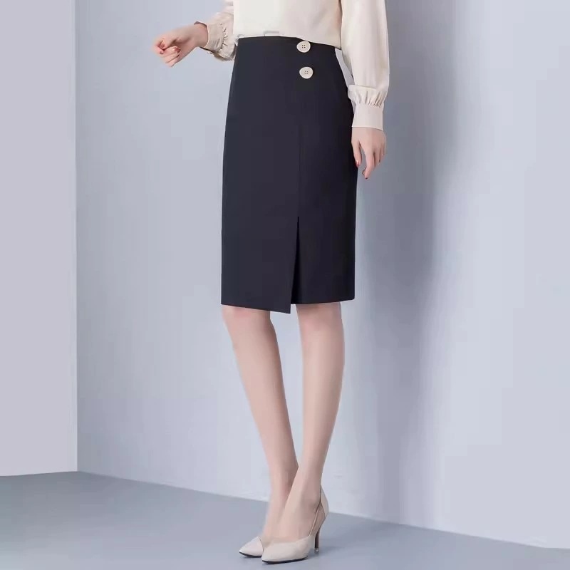 【SNS大人気】タイトスカート 裏地付き スカート ひざ丈 レディース スカートミディアム丈 ハイウエスト 通勤 オフィス ビジネス 就活 大きいサイズ 膝丈 普段着 春秋物