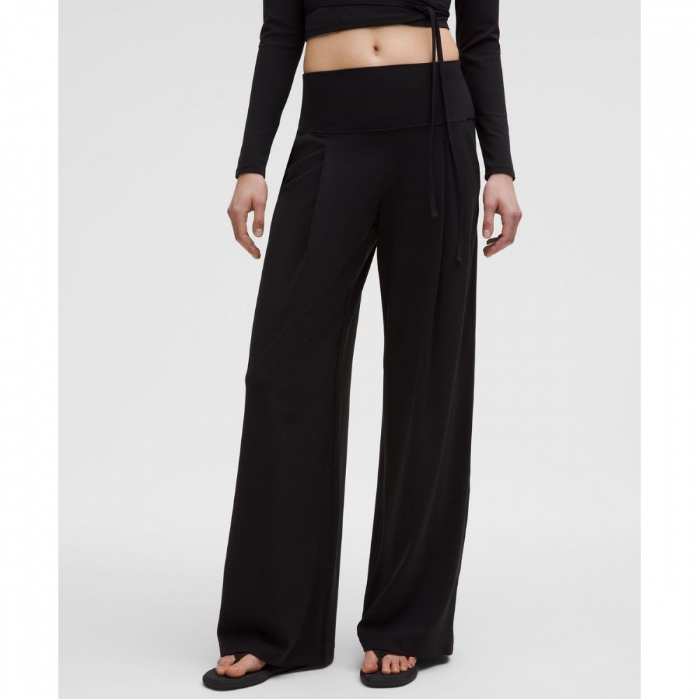 ルルレモンアライン パラッツォパンツ *レギュラー-BLK